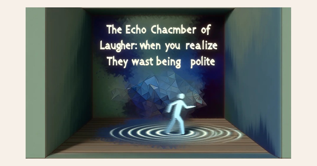 The Echo Chamber of Laughter: When You Realize They Were Just Being ...